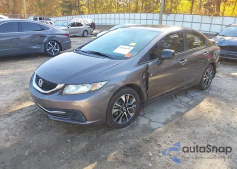 2013 Honda Civic Ex из США, поврежденный, VIN 19XFB2F89DE051202